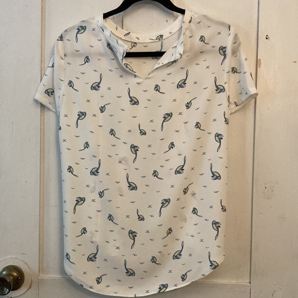 Loft bird print blouse - Picture 4 of 4